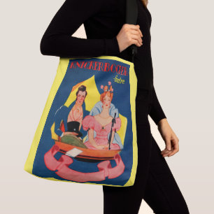 Knickerbocker-theaterbedekking uit de jaren 20 crossbody tas