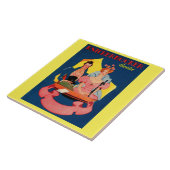 Knickerbocker-theaterbedekking uit de jaren 20 tegeltje (Zijkant)