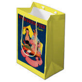 Knickerbocker-toneelafdruk uit de jaren '20 medium cadeauzakje (Voorkant Gekanteld)