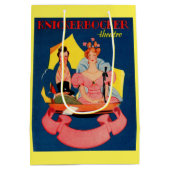 Knickerbocker-toneelafdruk uit de jaren '20 medium cadeauzakje (Achterkant)