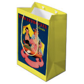 Knickerbocker-toneelafdruk uit de jaren '20 medium cadeauzakje (Achterkant Gekanteld)