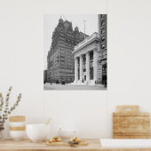 Knickerbocker Trust Building & Waldorf Astoria Poster (Keuken)