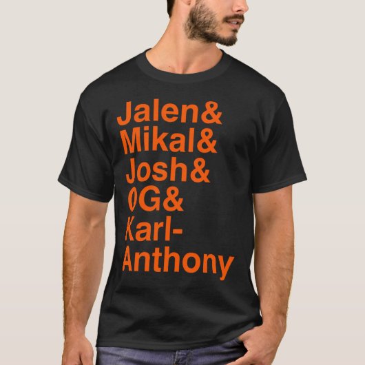 Knicks Lijst T-shirt (Voorkant)
