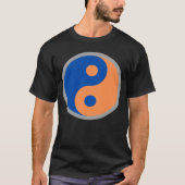 Knicks Yin Yang Sinaasappel Yin Yang Go Knicks Sin T-shirt (Voorkant)
