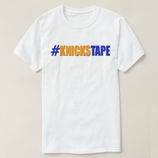 KnicksTape-Mannen Basic T-Shirt (Design voorkant)