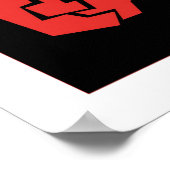 Knickstape-tekst Poster (Hoek)