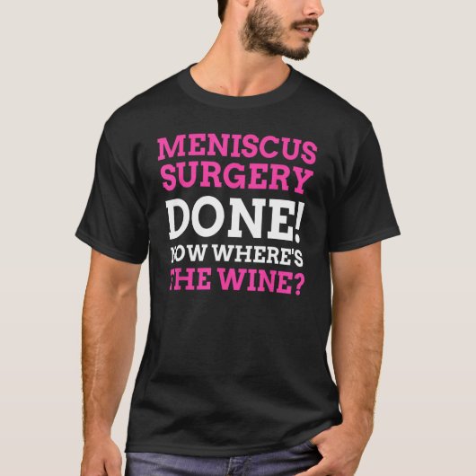 Knie Artroscopie Geschenken & Grappige Gescheurde T-shirt (Voorkant)