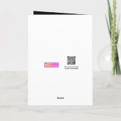 Knie Chirurgie Get Well Humorous Kaart Welder Cart (Achterkant)