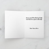 Knie Chirurgie Get Well Kaart (Binnen)