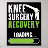 Knie Chirurgie Recovery Loading - Gewrichtsknie ve Poster (Voorkant)