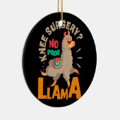 Knie Chirurgische ingreep Probllama Knee Replaceme Keramisch Ornament (Rechts)