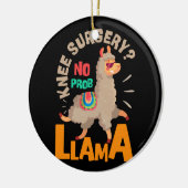 Knie Chirurgische ingreep Probllama Knee Replaceme Keramisch Ornament (Links)