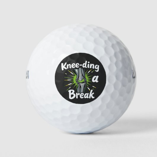 Knie-ding een breuk grappige knie vervanging golfballen (Voorkant)