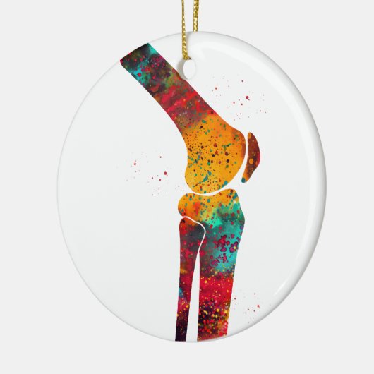 Knie Keramisch Ornament (Links)