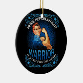 Knie Replacement Warrior Knee Surgery Recovery Keramisch Ornament (Rechts)