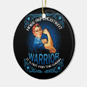 Knie Replacement Warrior Knee Surgery Recovery Keramisch Ornament (Links)