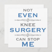 Knie Surgery Humor (Voorkant / Achterkant)