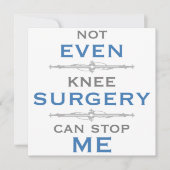 Knie Surgery Humor (Voorkant)