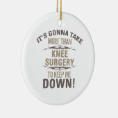 Knie Surgery Humor Keramisch Ornament (Rechts)