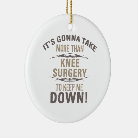 Knie Surgery Humor Keramisch Ornament (Rechts)