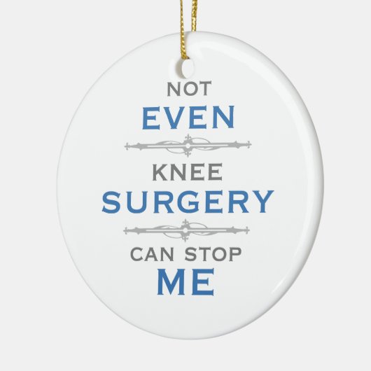 Knie Surgery Humor Keramisch Ornament (Links)