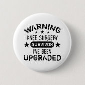 Knie Surgery Humor Upgraded Ronde Button 5,7 Cm (Voorkant)