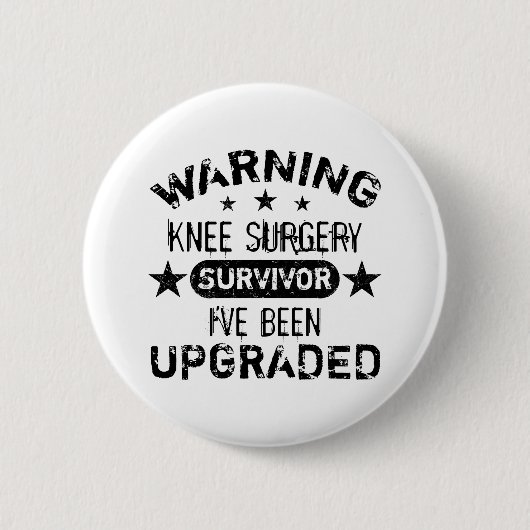Knie Surgery Humor Upgraded Ronde Button 5,7 Cm (Voorkant)