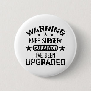 Knie Surgery Humor Upgraded Ronde Button 5,7 Cm