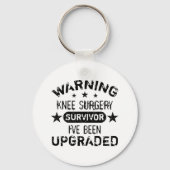Knie Surgery Humor Upgraded Sleutelhanger (Voorkant)