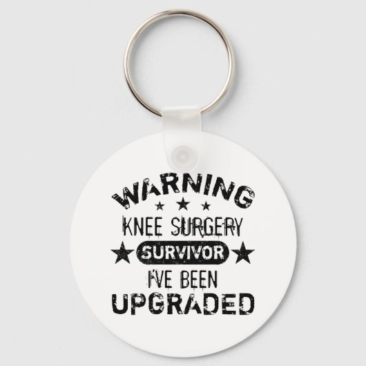 Knie Surgery Humor Upgraded Sleutelhanger (Voorkant)