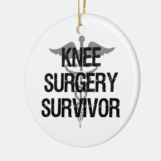 Knie Surgery Keramisch Ornament (Links)