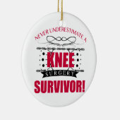Knie Surgery Keramisch Ornament (Rechts)