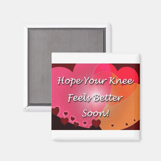 Knie Surgery krijgt snel goed hart Magneet (Voorkant / Achterkant)