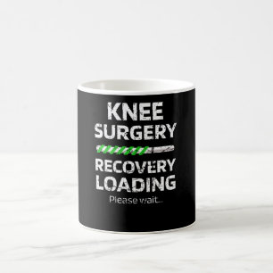 Knie Surgery Recovery Gift Vervanging van een kn Koffiemok