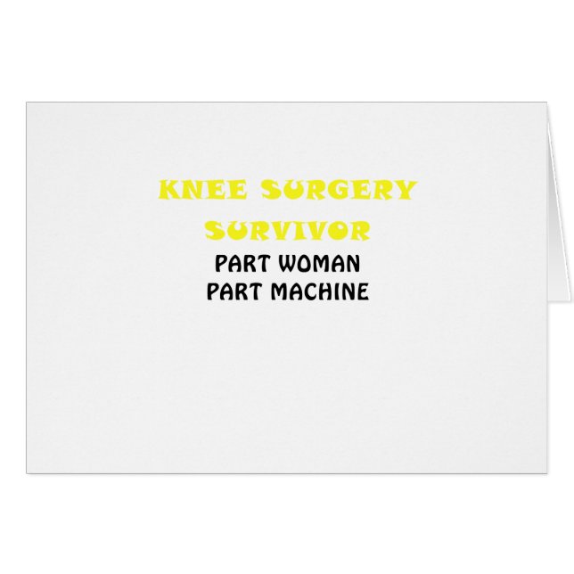 Knie Survivor Part Woman Part Machine (Voorkant Horizontaal)