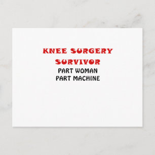 Knie Survivor Part Woman Part Machine Briefkaart