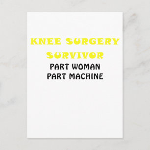 Knie Survivor Part Woman Part Machine Briefkaart