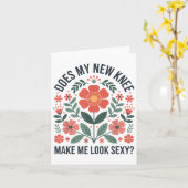 Knie Vervanging Herstel Knie Chirurgie Herstel _2 Kaart (Gele Bloem)