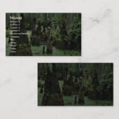 Knieën op Bald uit moeraswater Visitekaartje (Voorkant / Achterkant)