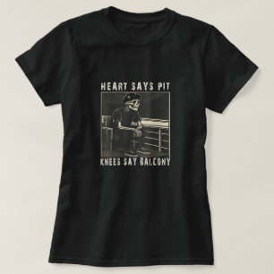 Knieën zeggen nee Skelet T-shirt