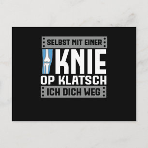 Knieersetzung - Selbst Mit Einer Knie Briefkaart