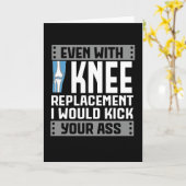 Knieersetzung, zelfs met Knie. Kaart (Gele Bloem)