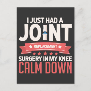 Kniehersteloperatie Gewrichten Vervanging Genezen Briefkaart