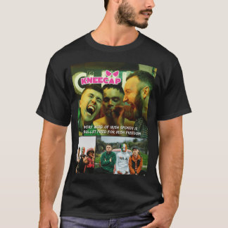 Kniekap verf HD en sticker meisje T-shirt