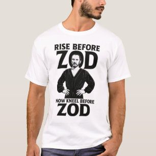 Kniel voor Zod – Booswicht T-Shirt Design
