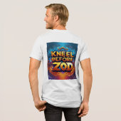 Kniel voor Zod - Iconisch commando T-shirt (Voorkant)
