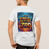 Kniel voor Zod - Iconisch commando T-shirt (Achterkant)