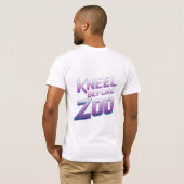 Kniel voor Zod T-shirt – Commando Respect (Achterkant volledig)