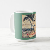 Knielen Blond Bikini Model Thunder_Cove Koffiemok (Voorkant links)