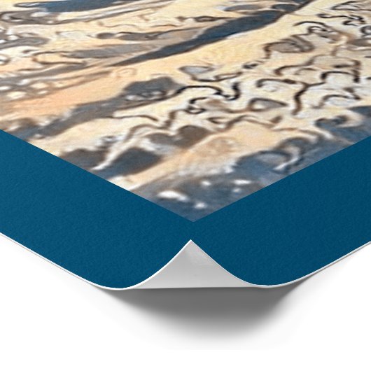 Knielen Blond Bikini Model Thunder_Cove Poster (Hoek)